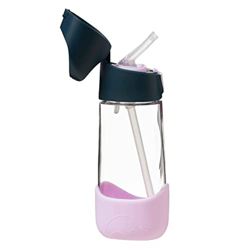 b.box TritanTM Wasser und Trinkflasche Kinder | Griffige Trinkflasche Kinder Auslaufsicher | Ideal Nach Strohhalm-Trinklernbecher | 450 ml von b.box