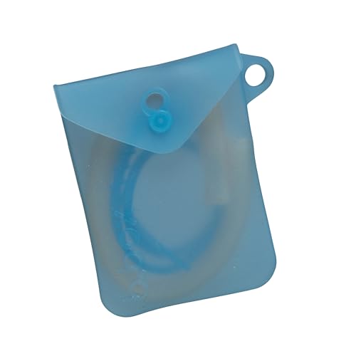 b.box Silikon Strohhalm Reisepack | Flexibler, Langer, Wiederverwendbarer Strohhalm mit Reiniger | Spülmaschinenfest, Kinderfreundlich | Reisetasche von b.box