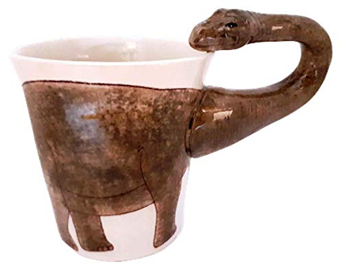 Dinosaurier Tasse 3d Keramik Tassen Tier Henkel Tier Keramik Tasse als Geschenk für Tierfreunde Dinosaurier Design 3 14 x 15 x 10 cm von B2SEE