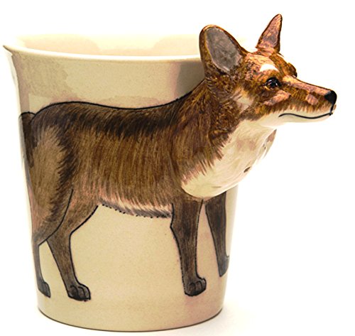 Fuchs Tasse-Becher-Keramik Tier Tasse 3d als Geschenk für Tierliebhaber Fuchs 14 x 15 x 10 cm von B2SEE