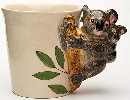 Koala Tasse Koala-Bär Tier Tasse 3d Tasse Keramik Becher mit Tieren Tiermotiven von B2SEE