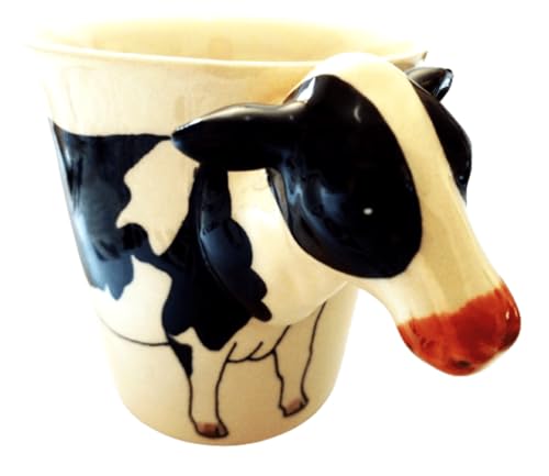 B2SEE Kuh-Keramik-Becher-Tasse-Tier-3d Tasse-mit-Tier-Bild-Motiven von B2SEE