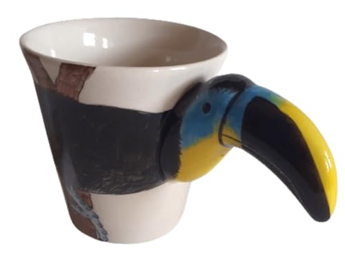 Tukan Tasse Tier Tasse 3d Tasse Keramik Becher mit Tieren Tiermotiven von B2SEE