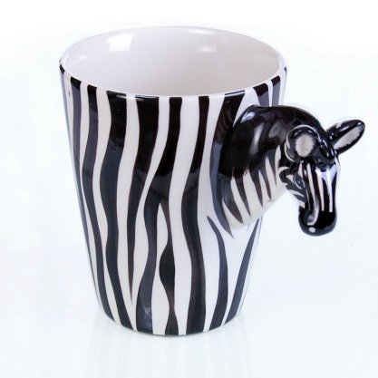 Zebra-Keramik-Becher-Tasse-Tier-3d Tasse-mit-Tier-bild-motiven von B2SEE