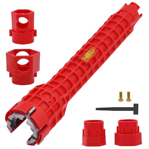 14-in-1-Wasserhahn-Schraubenschlüssel, multifunktionaler Windeisen mit rutschfestem und komfortablem Griff, Küchenmutter, Anziehrohr, Rückspülenschlüssel 14-in-1-Wasserhahn-Schraubenschlüssel, multifunktionaler Windeisen mit rutschfestem und komfortablem Griff, Küchenmutter, Anziehrohr, Rückspülenschlüssel von baabeash