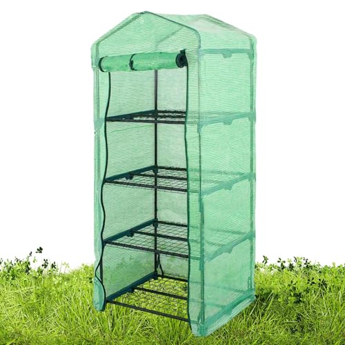 baabeash Gewächshaus Ersatzfolie,PVC Gewächshaus Abdeckung Für Pflanzen | UV-Beständige Schutzabdeckung Für Terrasse Garten von baabeash