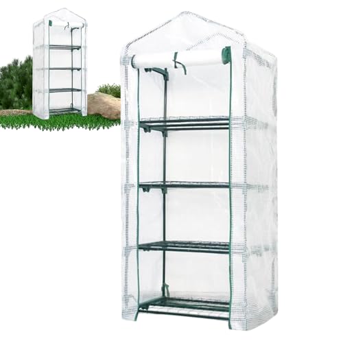 baabeash Gewächshausabdeckung, PVC Gewächshaus Abdeckung Für Pflanzen, UV-Beständige Schutzabdeckung Für Terrasse Garten von baabeash