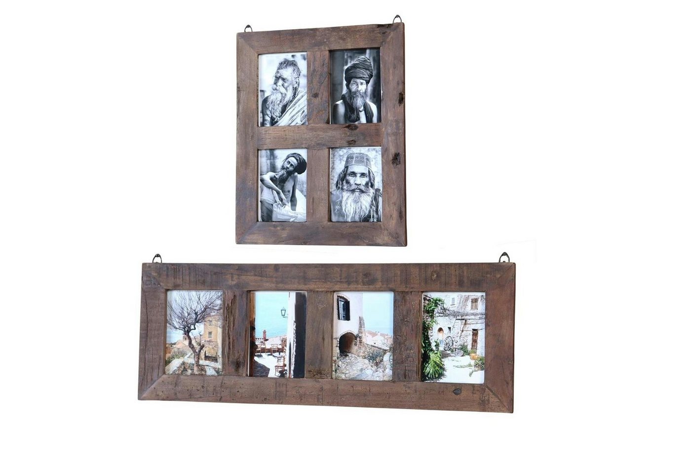 baario Bilderrahmen Collage Altholz Bilderrahmen RUSTI 50x40cm, Collage 13x18 Vintage 4 Bilder Treibholz baario Bilderrahmen Collage Altholz Bilderrahmen RUSTI 50x40cm, Collage 13x18 Vintage 4 Bilder Treibholz von baario