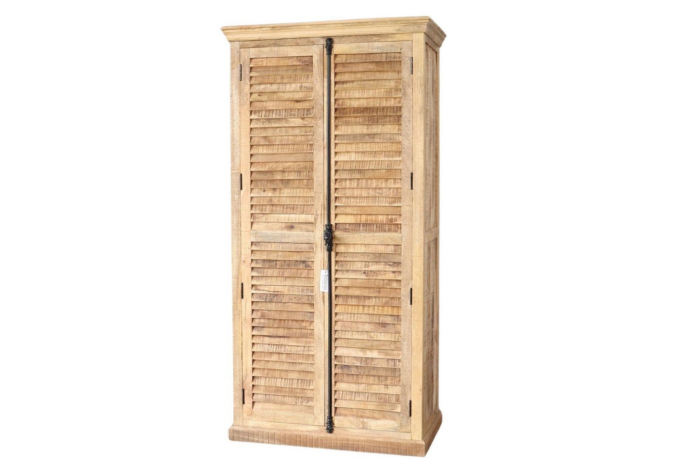 baario Kleiderschrank Kleiderschrank GUER braun 100cm Lamellenschrank Garderobe massiv Shabby Vintage Design baario Kleiderschrank Kleiderschrank GUER braun 100cm Lamellenschrank Garderobe massiv Shabby Vintage Design von baario