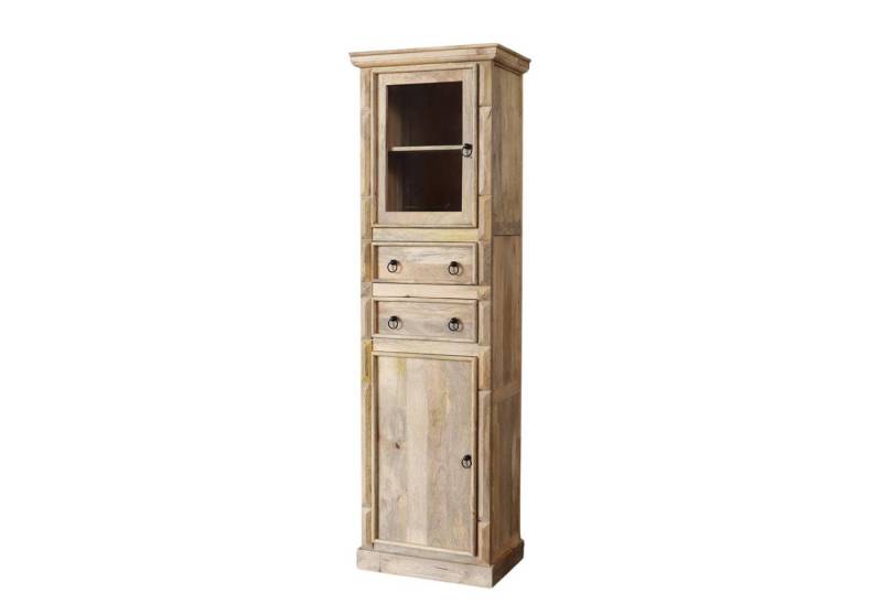 baario Mehrzweckschrank Schrank PAZIN 60cm breit Badschrank massiv Hochschrank Vintage Design von baario