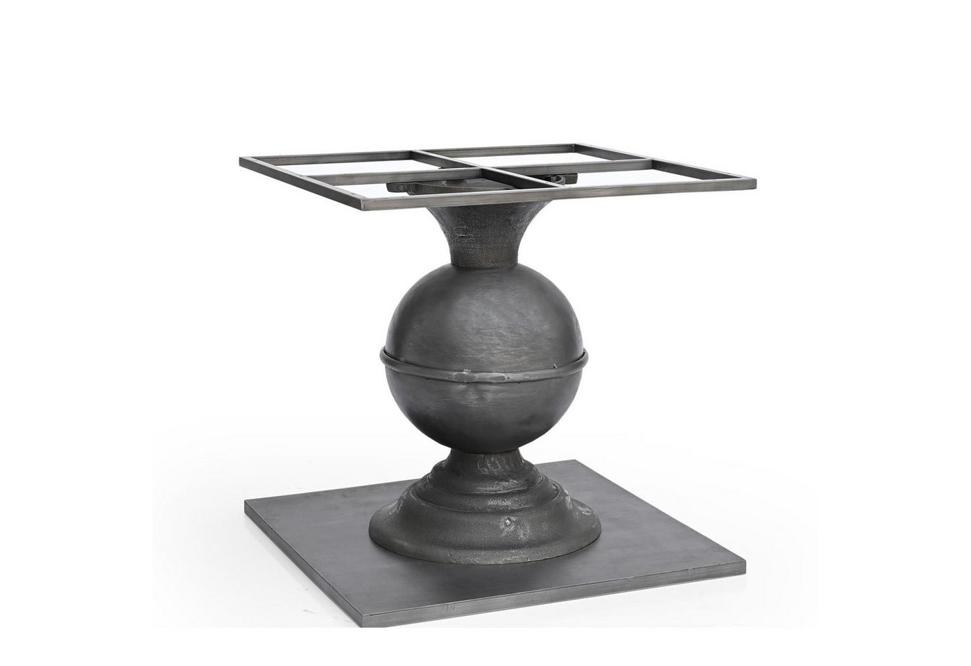 baario Tischgestell Tischbein BOULE Metall Design, Tischfuß Tischsäule Eisen geschmiedet von baario