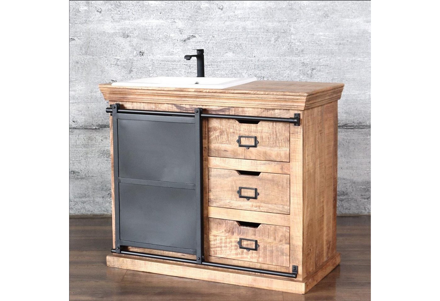 baario Waschtisch Waschtisch SELCE Industrial, Industrial Style Massivholz & Eisen baario Waschtisch Waschtisch SELCE Industrial, Industrial Style Massivholz & Eisen von baario