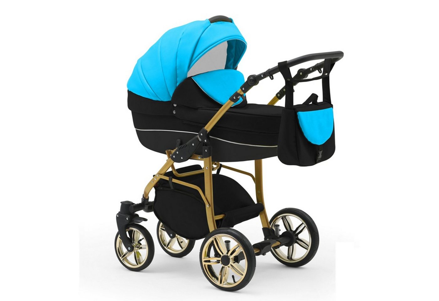 BabyMerc Kombi-Kinderwagen Neo Gold 2 in 1 inkl. Sportsitz und umfangreichen Zubehör in 22 Farben BabyMerc Kombi-Kinderwagen Neo Gold 2 in 1 inkl. Sportsitz und umfangreichen Zubehör in 22 Farben von BabyMerc