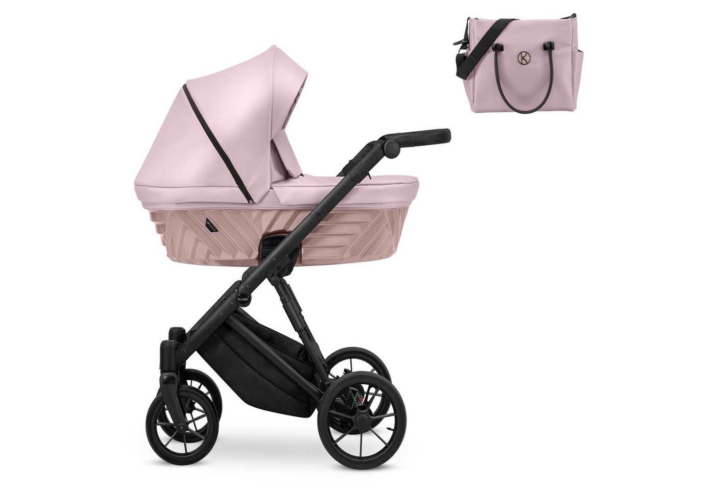 babies-on-wheels Kombi-Kinderwagen Invento 2 in 1 inkl. Sportsitz und umfangreichen Zubehör in 9 Farben von babies-on-wheels