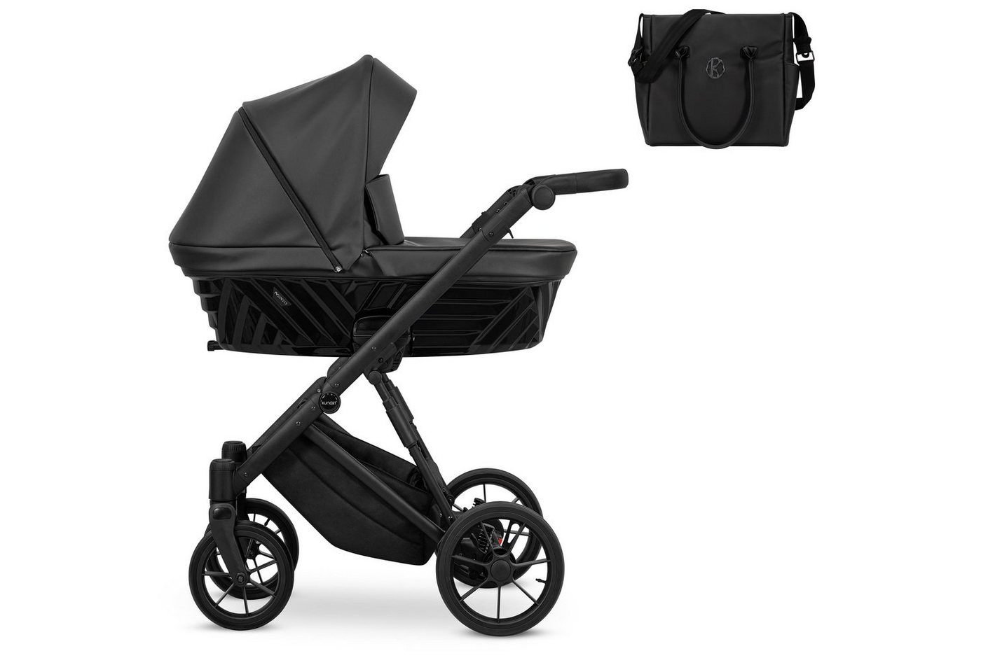 babies-on-wheels Kombi-Kinderwagen Invento 2 in 1 inkl. Sportsitz und umfangreichen Zubehör in 9 Farben von babies-on-wheels