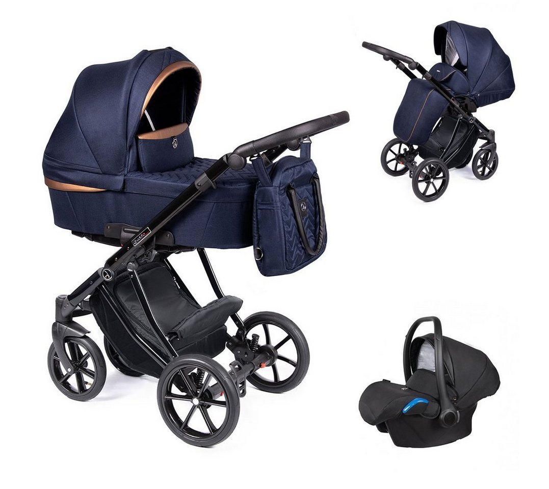 Coletto Kombi-Kinderwagen Dante 4 in 1 inkl. Sportsitz, Autositz und Zubehör in 12 Designs von Coletto