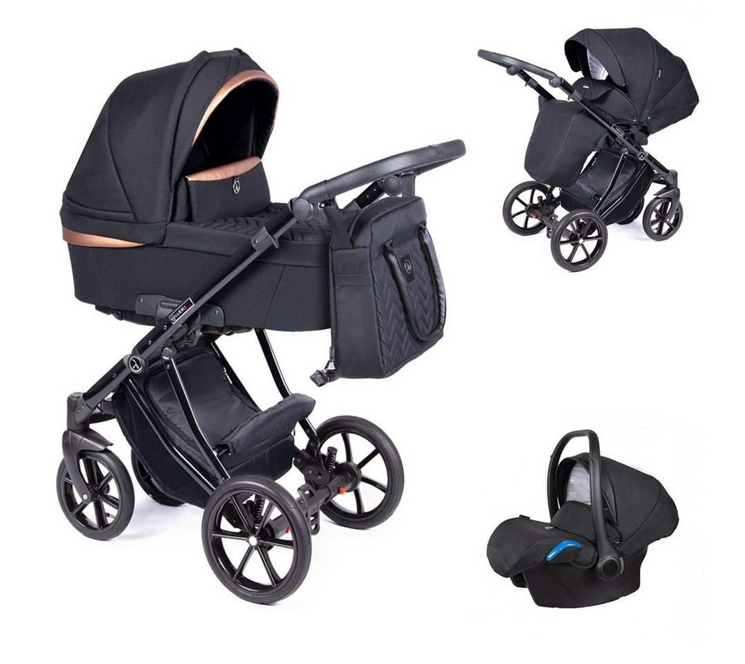 Coletto Kombi-Kinderwagen Dante 4 in 1 inkl. Sportsitz, Autositz und Zubehör in 12 Designs von Coletto