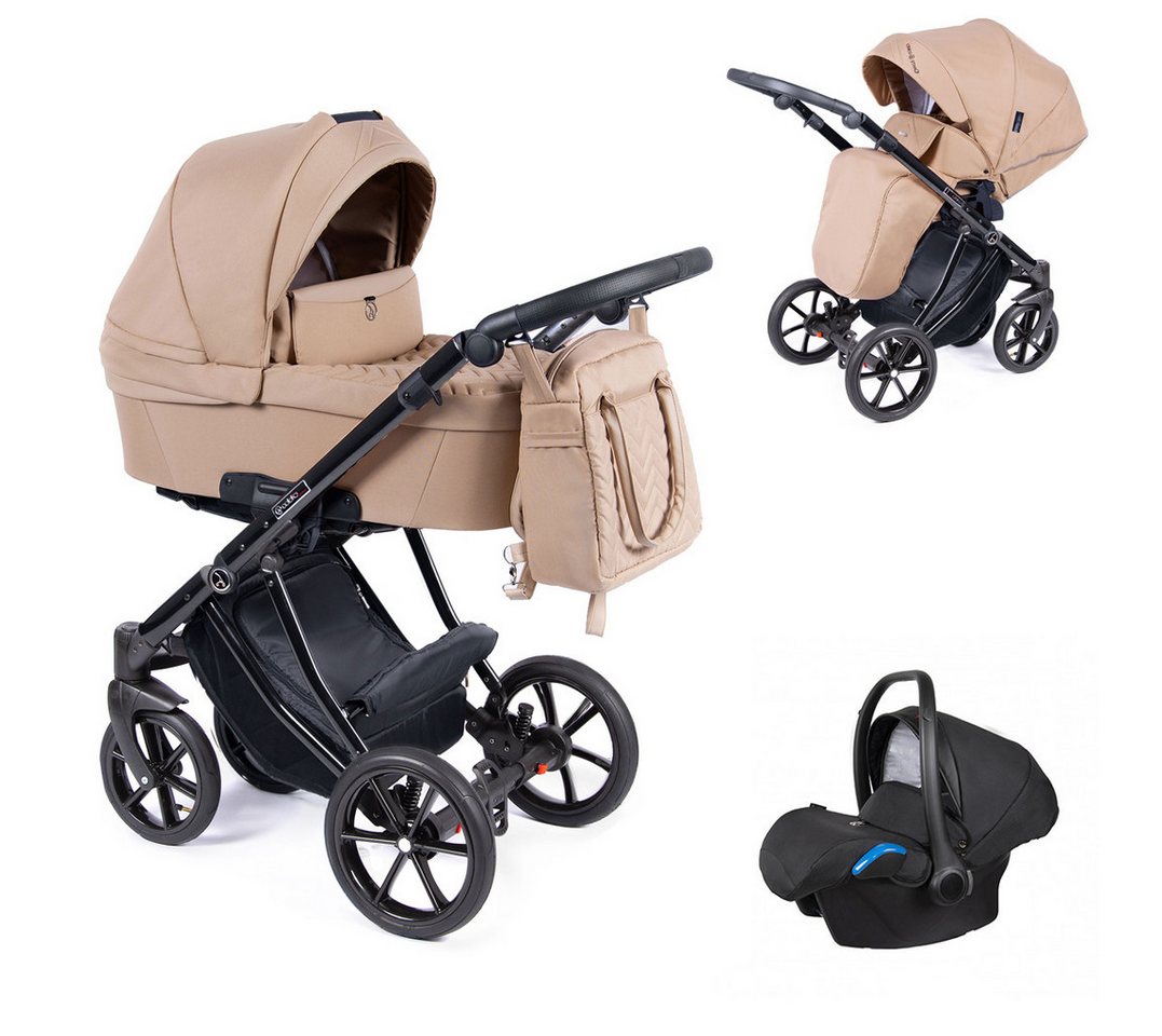 Coletto Kombi-Kinderwagen Dante 4 in 1 inkl. Sportsitz, Autositz und Zubehör in 12 Designs von Coletto