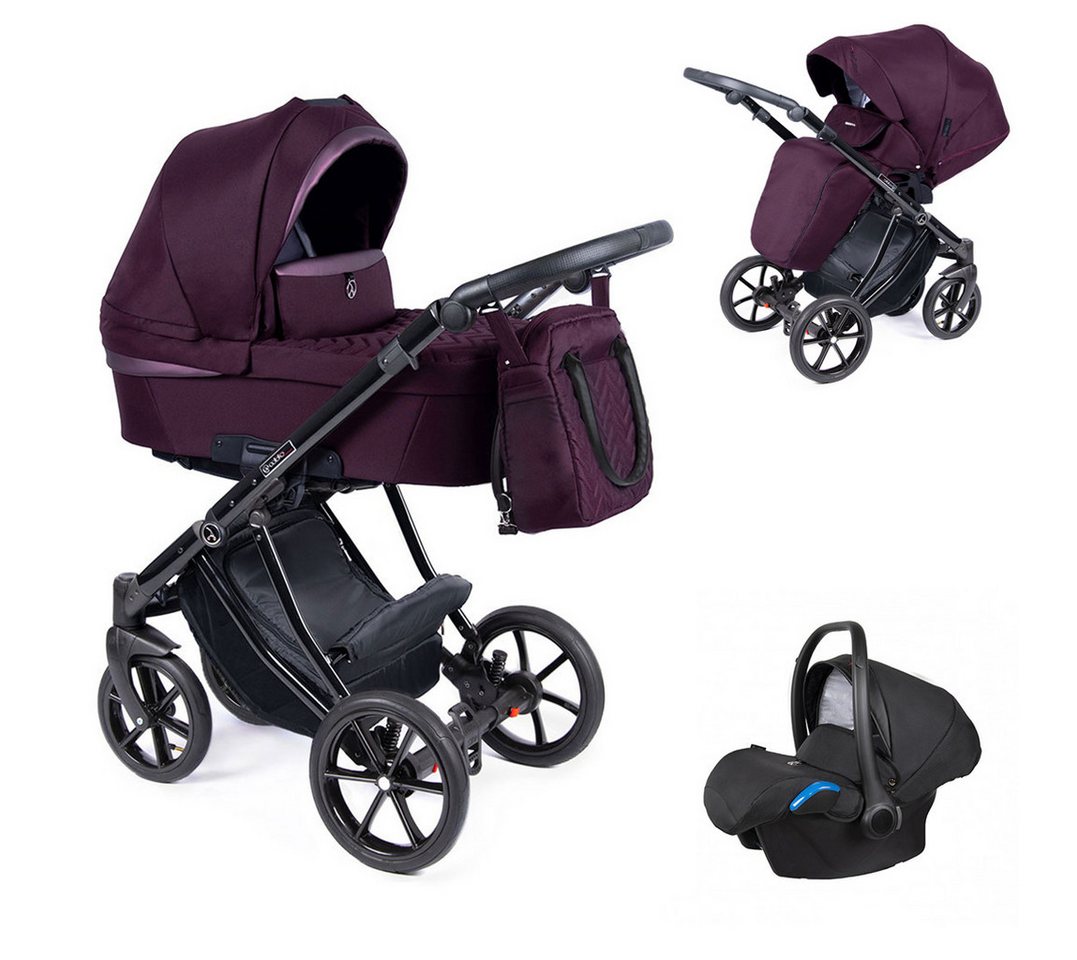 Coletto Kombi-Kinderwagen Dante 4 in 1 inkl. Sportsitz, Autositz und Zubehör in 12 Designs von Coletto