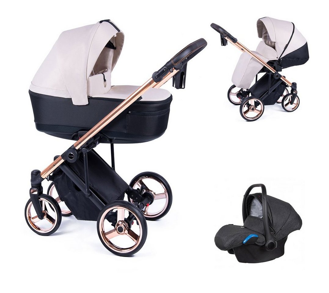 Coletto Kombi-Kinderwagen Fado 4 in 1 inkl. Sportsitz, Autositz und Zubehör in 10 Designs von Coletto