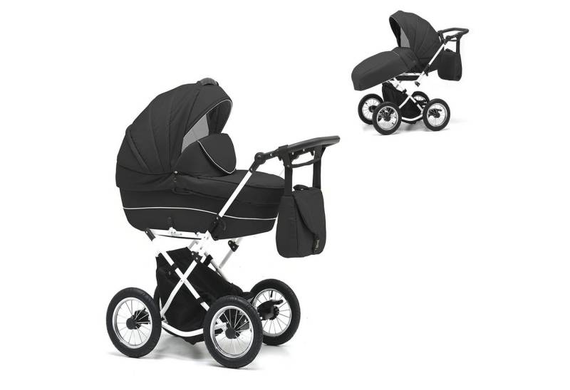 BabyMerc Kombi-Kinderwagen Sorento 2 in 1 inkl. Sportsitz und umfangreichen Zubehör in 17 Farben von BabyMerc