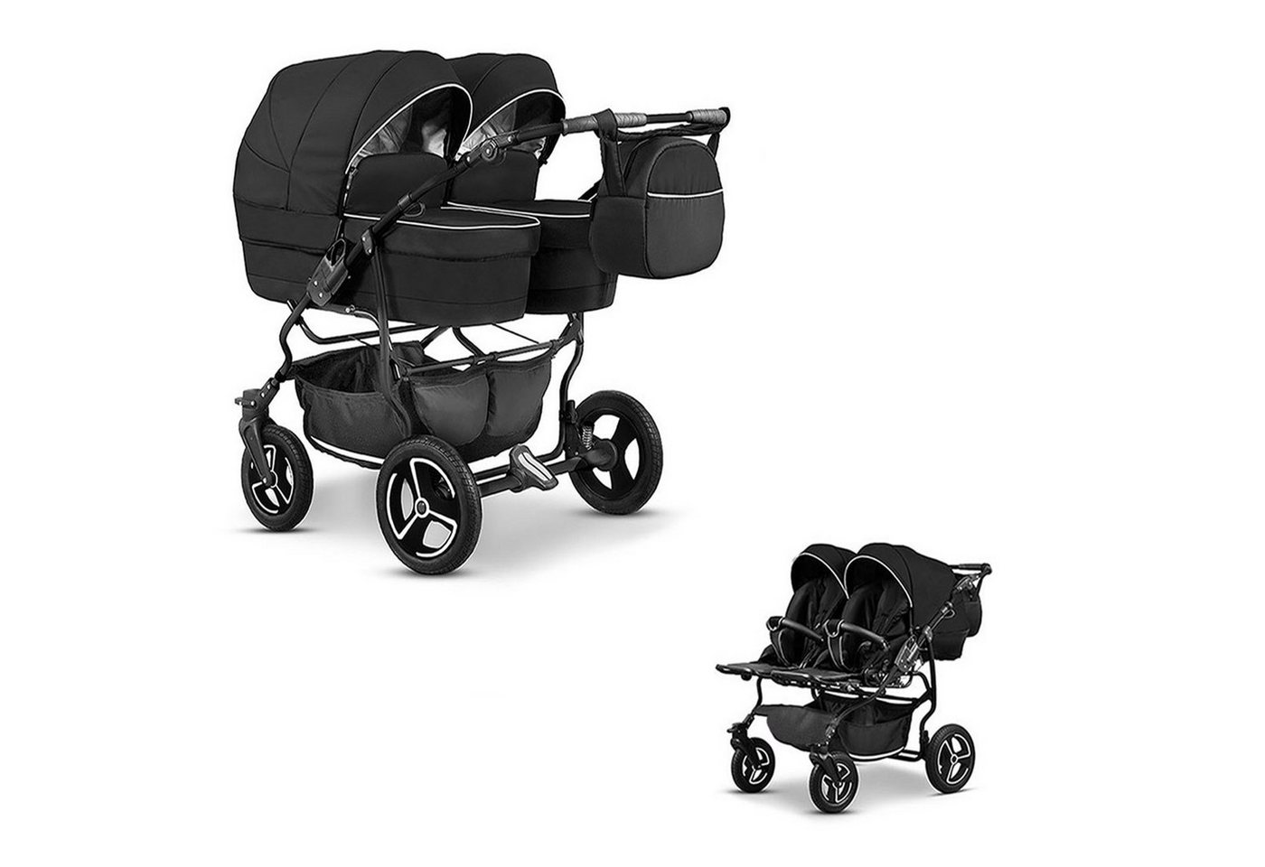 BabyMerc Zwillingswagen Zwillingskinderwagen 2 in 1 Twin Star - 10 Teile - in 16 Farben BabyMerc Zwillingswagen Zwillingskinderwagen 2 in 1 Twin Star - 10 Teile - in 16 Farben von BabyMerc