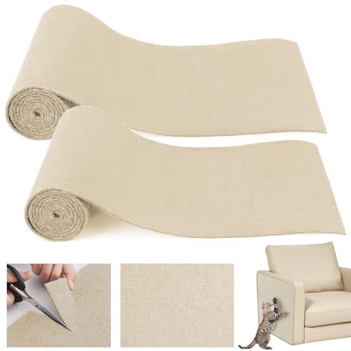 Kratzmatte Katze Selbstklebend, 2 Stück 40 * 200cm,Selbstklebend Kratzteppich Katze Wand,Wiederverwendbar Kratzmatte Katze Selbstklebend, 2 Stück 40 * 200cm,Selbstklebend Kratzteppich Katze Wand,Wiederverwendbar von babikeen