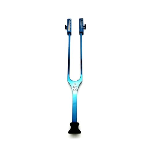 Stimmgabel nach Rydel Seiffer c128/c64 Hz - hochglanz blau mit gravierten Dämpfern von babinski