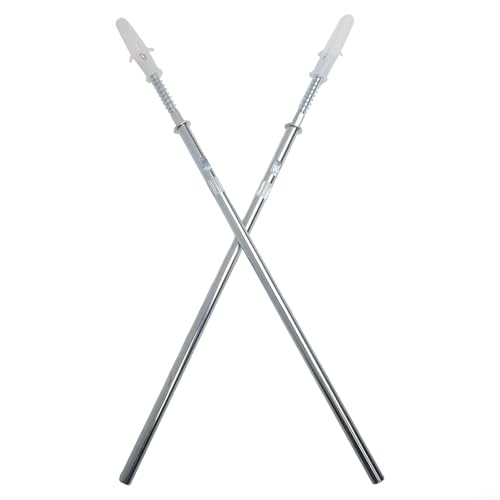 2 Stück schwebende Regalhalterungen aus Metall mit Schrauben, unsichtbare Wandbefestigung für schwebende Holzregale, starke robuste Hardware für Wohnen (8 x 250 mm) von babominimer