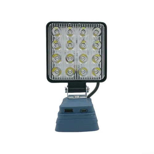 4 in 1 Elektrische Taschenlampe Arbeitslampe für Bosch LiIon Akku mit USB Netzteil (B) von babominimer