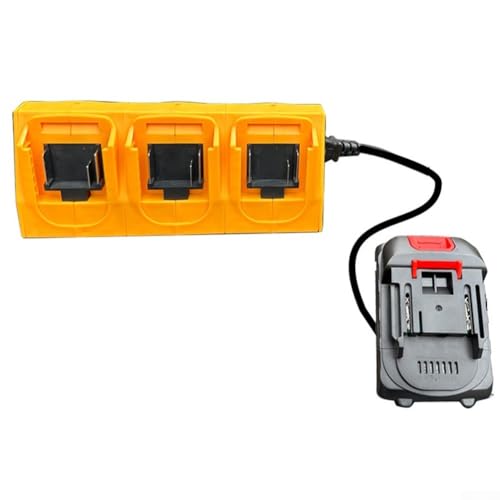 Batterie-Konverter-Adapter mit 2/4/6 Steckplätzen für BL1830 BL1840 BL1850 BL1860 Elektrowerkzeuge mit ABS-Material und Mehrfachbatterieunterstützung für Scherenventilatoren im Freien (c) von babominimer