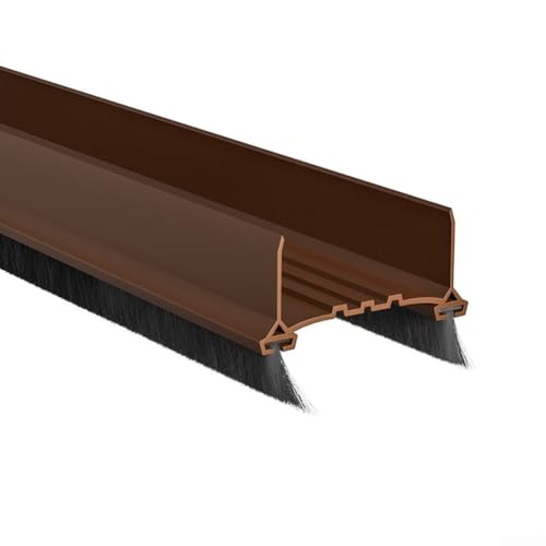 Blockiert effizient Staub und Lärm mit unserem innovativen PVC-Türbodendichtungsstreifen für den Heimgebrauch (braun) von babominimer