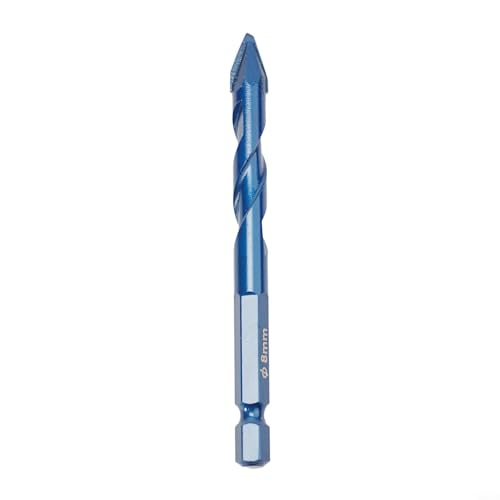 Effizienter Hartmetallbohrer für Wand, Glas, Holz, Metall, Fliesen, Länge von 612 mm (8 mm) von babominimer