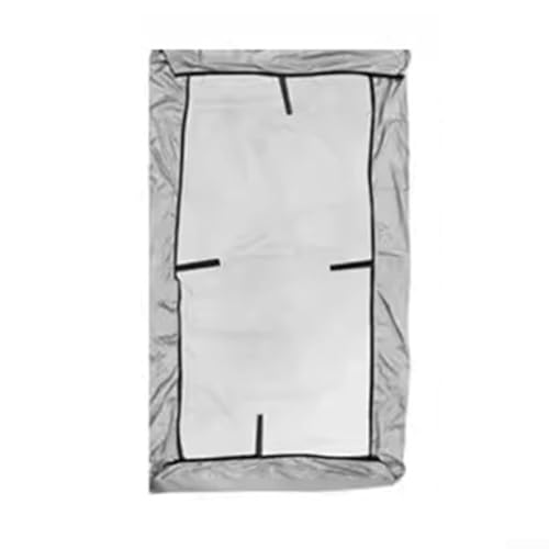 Ersatzbezug für 3-Sitzer-Gartenschaukeln, wasserdichte Gartenmöbel-Schutzhülle, für Terrassenschaukelstuhl für Hängematte, UV-Schutz (Grau 213 x 122 x 18 cm) von babominimer