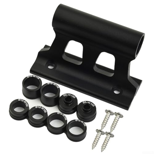 Fahrradgabelhalterung mit Schnellspannachse für Autodachse, passend für Standardachsen mit 100/110 mm Breite, stabile Konstruktion aus Aluminiumlegierung (schwarz) von babominimer