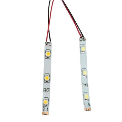 Für SMD 3528 LED-Streifen, 15 Stück, für vorverdrahtete Flexibilität, ideal für die Verschönerung von Puppenhaus-Innenräumen oder Eisenbahnen (weißes Licht) von babominimer
