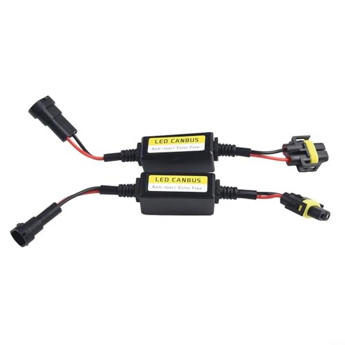 H11 Anti-Flacker-Widerstands-Adapter-Set, kompatibel mit den meisten Fahrzeugmodellen LEDs von babominimer