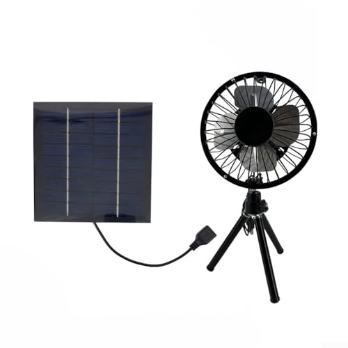 Kompakter Außenventilator mit USB und Solarladung, für den Campingplatz Kompakter Außenventilator mit USB und Solarladung, für den Campingplatz von babominimer