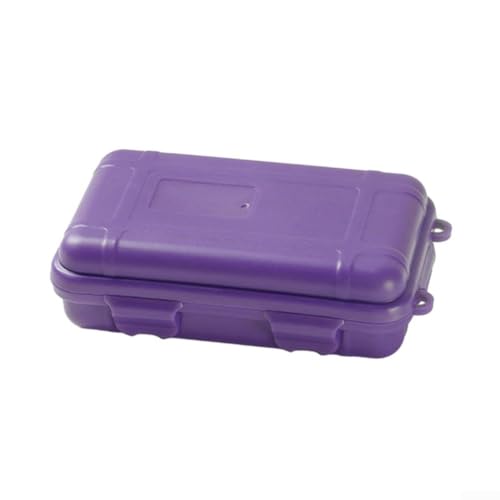 Leichte wasserdichte Aufbewahrungsbox aus Kunststoff für Camping, luftdichtes Design für sichere und sichere Aufbewahrung (lila) von babominimer
