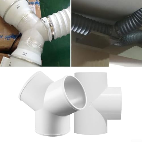 Lüftungsrohranschluss Adapterstück für 100/150 mm Schläuche perfekt für Trocknerentlüftungssysteme (T Typ 150mm) von babominimer