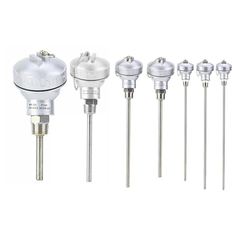 PT100 für RTD-Temperatursensor-Sonde mit M20 x 1 5-Gewinde-Thermoelement-Anschlusskopf, geeignet für Temperaturüberwachungssysteme und Automatisierung (300 mm) von babominimer