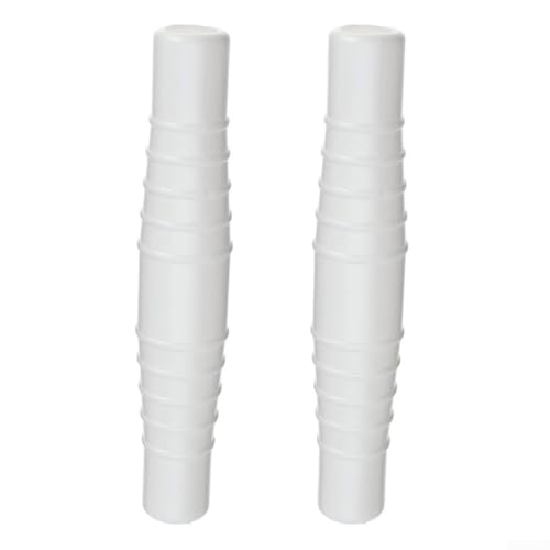 Poolschlauch-Anschlusskupplung für 10.2 cm und 5.1 cm Filterpumpe und Staubsaugerschläuche, hergestellt für sicheren Sitz und Auslaufschutz in Poolsystemen (2 Stück) von babominimer