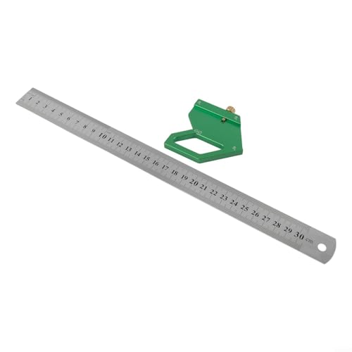 Positionierungsblock Scribe Winkellehre Werkzeug mit Stahllineal für Holzbearbeitung, Dual-Messung, metrisch und Zoll, Mittelfinder für rund und quadratisch, Positionierungsblock Scribe Winkellehre Werkzeug mit Stahllineal für Holzbearbeitung, Dual-Messung, metrisch und Zoll, Mittelfinder für rund und quadratisch, von babominimer