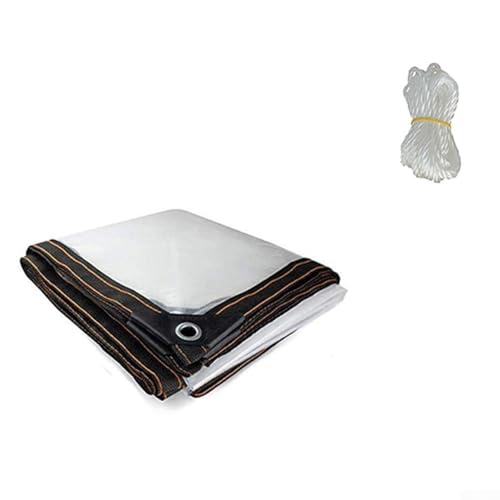 Regenfeste Isolierfolie aus Kunststoff, winddicht und kälteschutz für Gartenpflanzen und Zuhause, Heizungskühlsysteme mit Seil im Lieferumfang enthalten, Größe 1,5 x 2,5 m (2 x 2,5 m) von babominimer