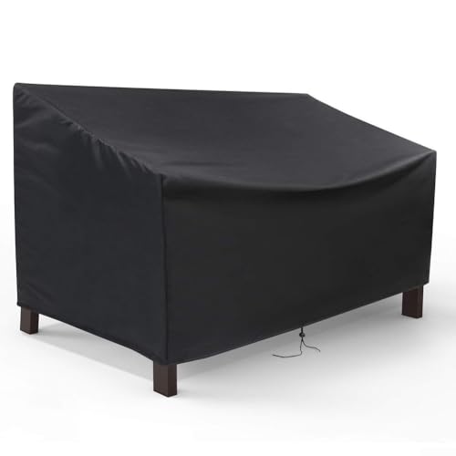 Robuste Abdeckung für Gartenbank mit sicherem Sitz und Allwetterschutz (190 x 69 x 89 cm) von babominimer