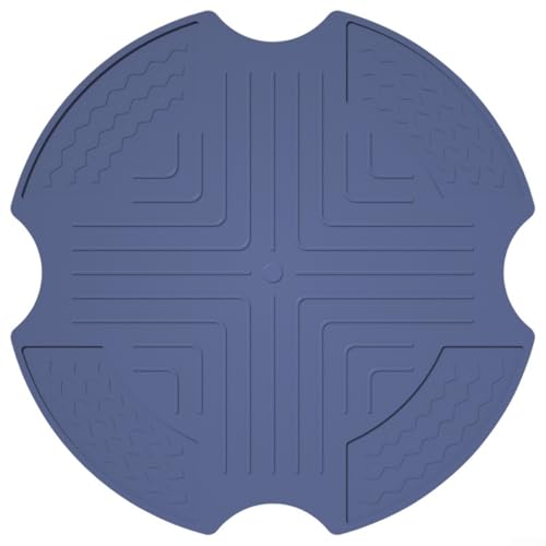 Rutschfeste Matte für Luftfritteuse, hitzebeständiges Silikon-Pad für Sicherheit auf der Arbeitsfläche (blau) von babominimer