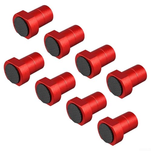 Sichern Sie Ihre Projekte mit einer Packung von 8 Bankhaken aus Aluminiumlegierung für Holzarbeiten (20 mm rot) von babominimer