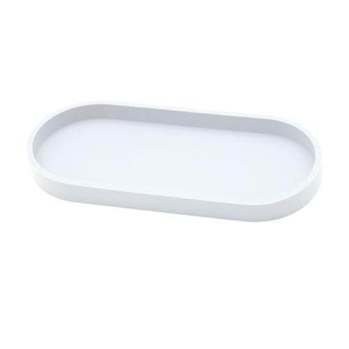 Smart Design Silikon-Badezimmer-Tablett für Seifenspender, effektiver Küchen-Organizer (weiß) von babominimer