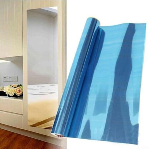 Spiegelfliesen-Wanddekoration für Zuhause, DIY-Lösung für Badezimmer und Wohnräume (40 x 200 cm) von babominimer