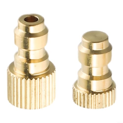 Staubschutzkappen aus Messing mit Luftanschluss für 8 mm Effizienz, 2 Stück Staubschutzkappen aus Messing mit Luftanschluss für 8 mm Effizienz, 2 Stück von babominimer